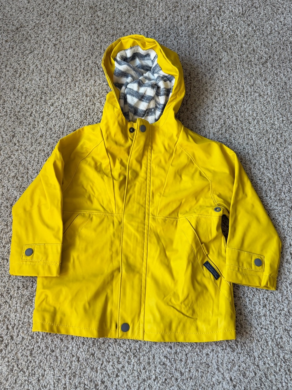 Zara Baby Rain Jacket Yellow 9-12 Months